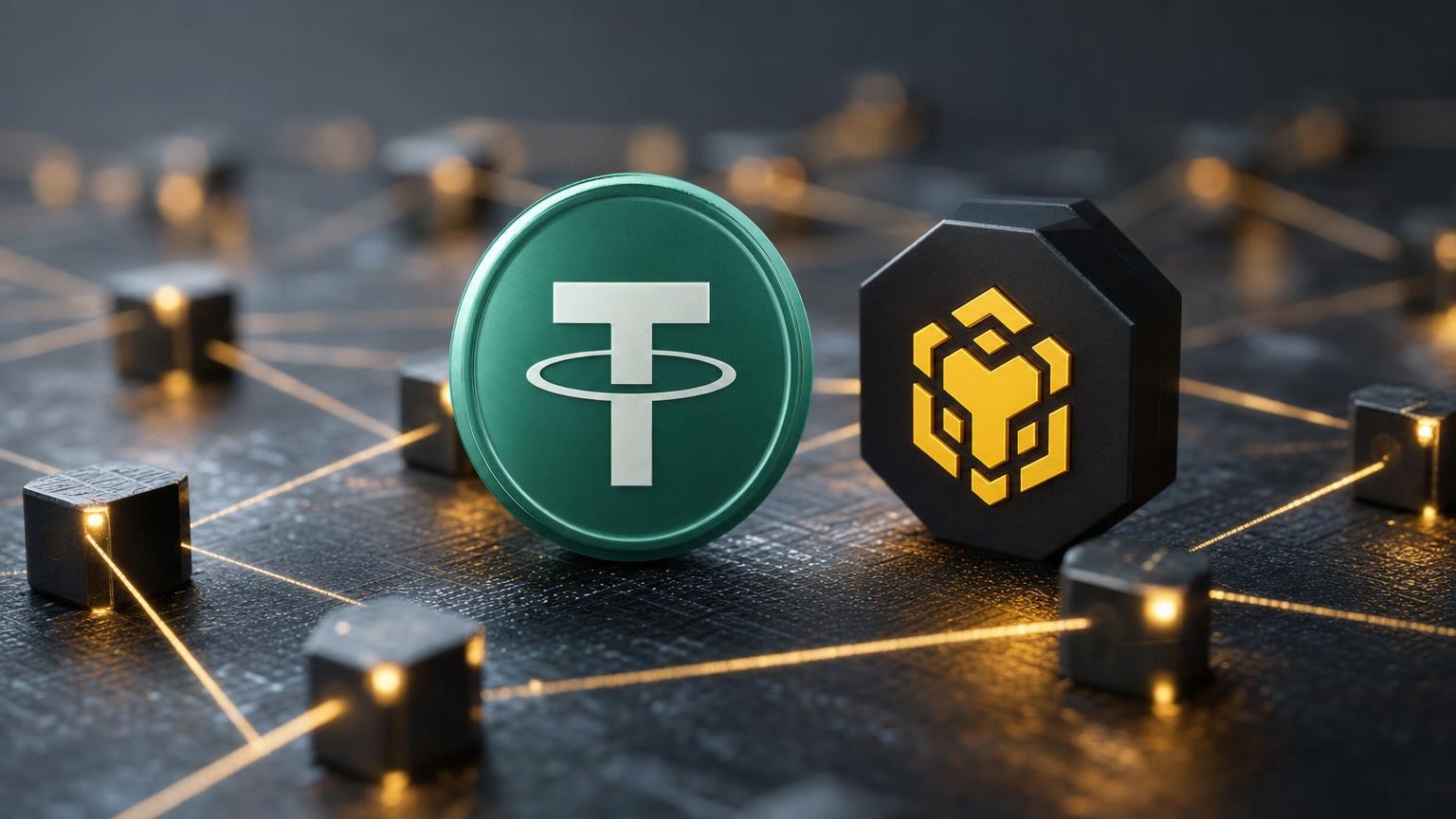 A beginner checking the BNB Smart Chain network, USDT token details, wallet address, and transaction information before an exchange